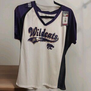 KA For Her Knights Apparel Kansas State University Size‎ Large Mesh Shirt NWT